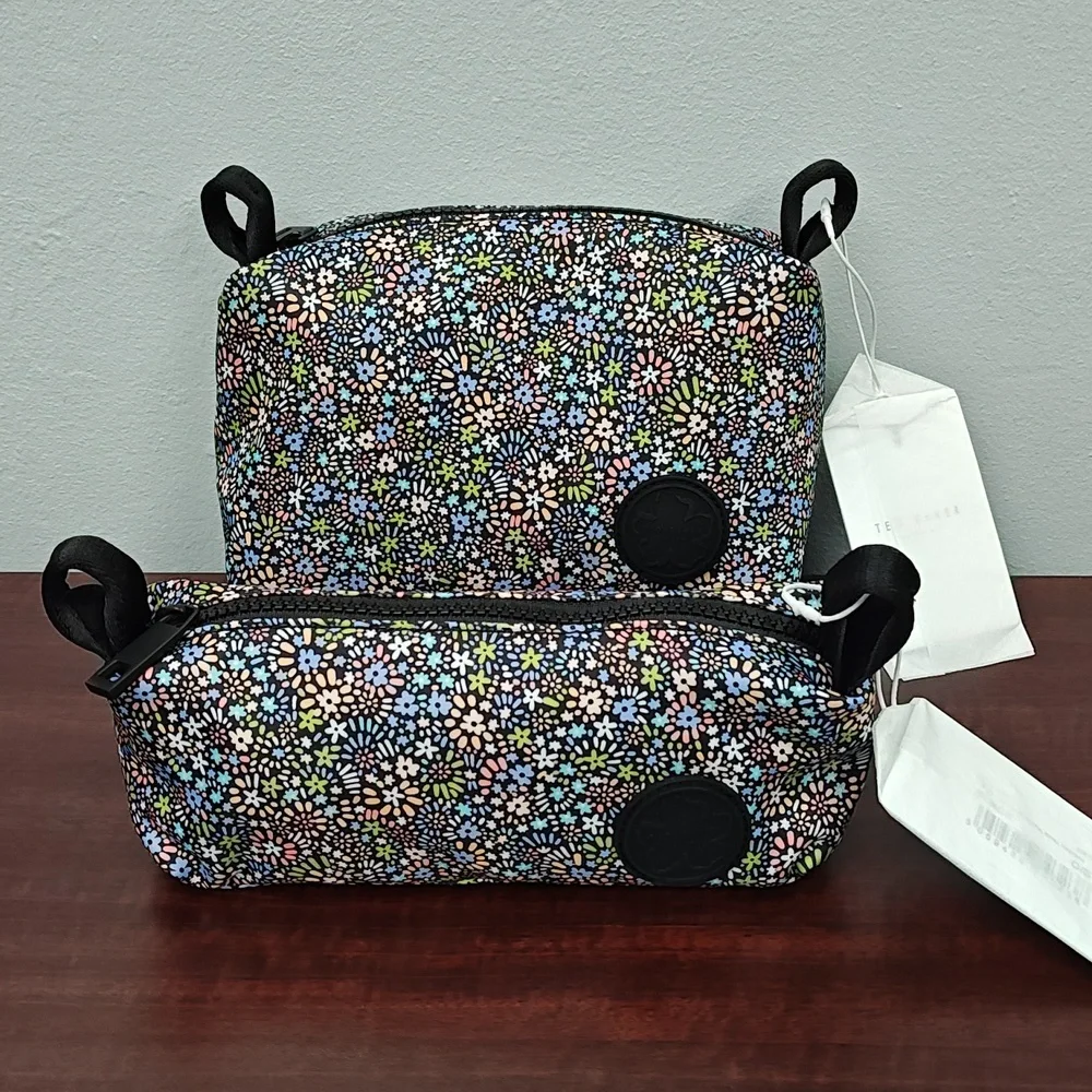 Ted Baker London NIKKET & NICKIA Retro Micro Floral Medium + Small Washbag Set